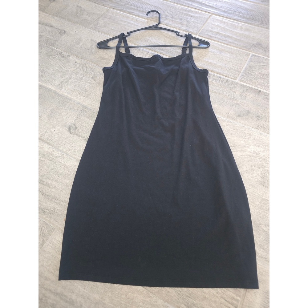 The Group Babaton Black A-Line Mini Dress Adjustable Straps Size Medium